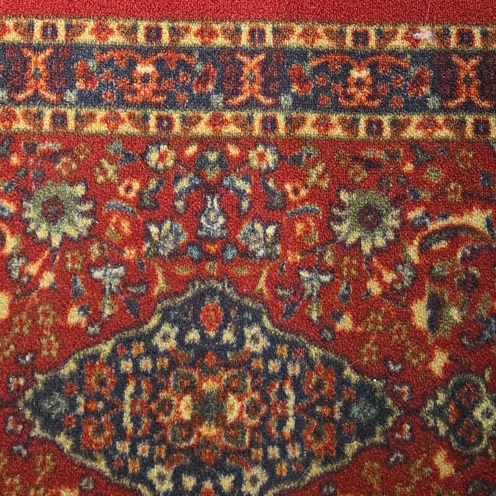 “Traditional Persian Style Runner Rug – Red Medallion Oriental 2.5 Ft X 10 Ft